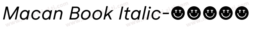 Macan Book Italic字体转换